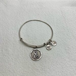 Alex and Ani initial “E” bracelet